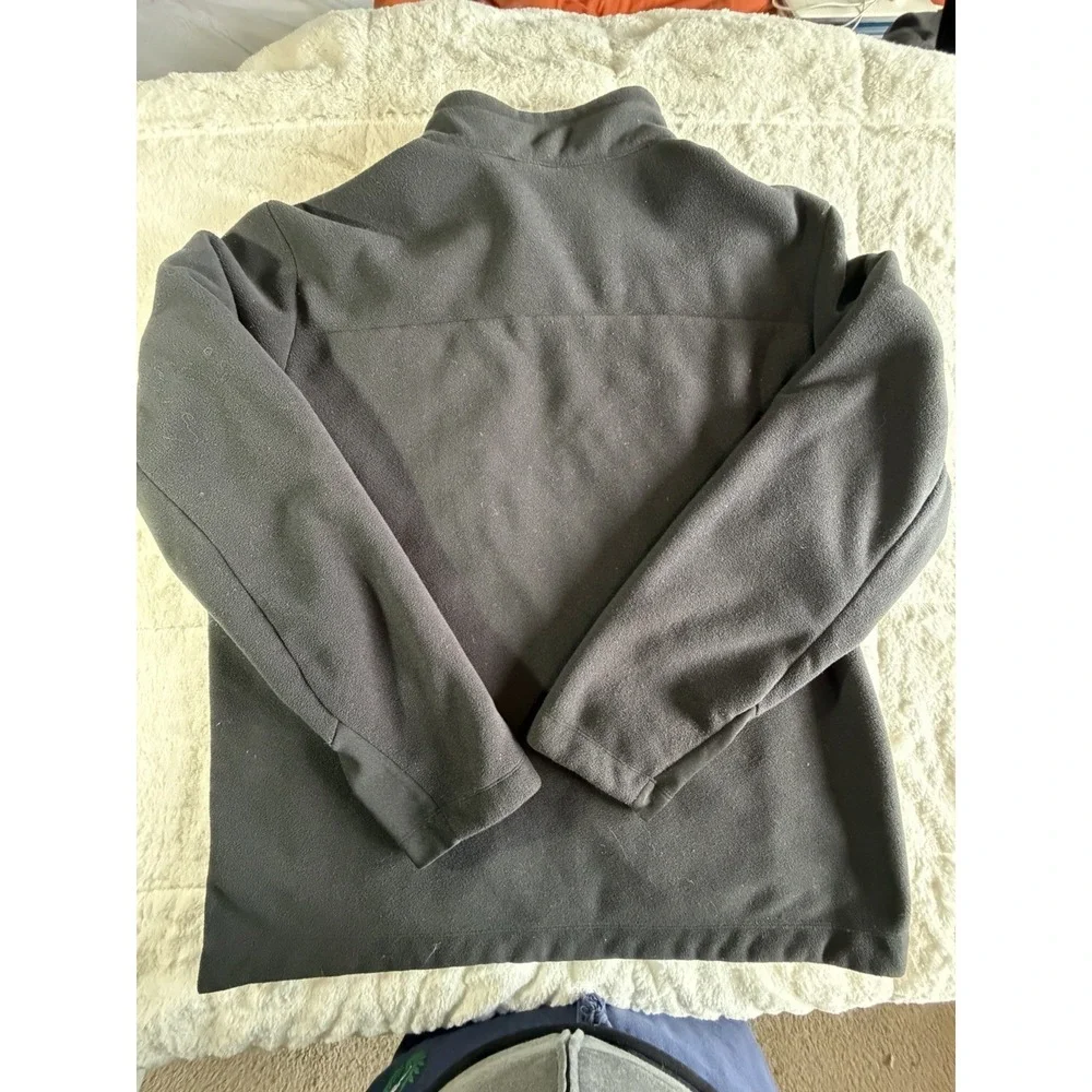 The North‎ Face Full-Zip Lightweight Fleece Jacket Black Men's Size XLarge